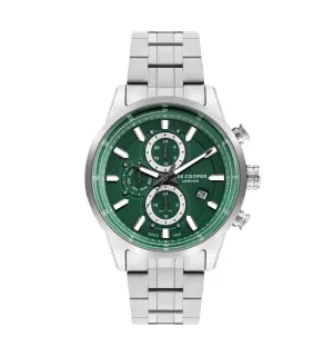 Lee Cooper - LC07836.370 - Men's Super Metal Silver Multifunction Watch