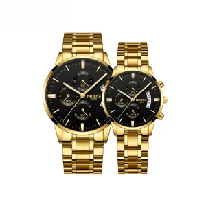 Luminous Waterproof Quartz Couple Watches