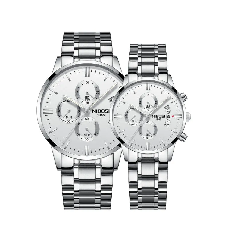 Luminous Waterproof Quartz Couple Watches
