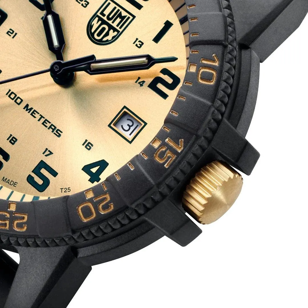 Luminox Leatherback Sea Turtle Giant Outdoor Watch - Gold/Black