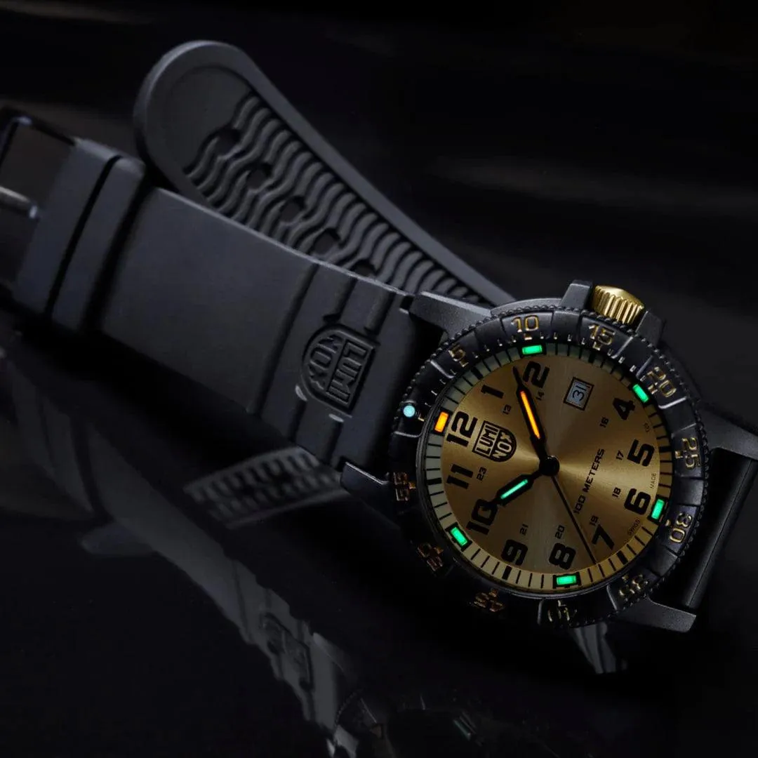 Luminox Leatherback Sea Turtle Giant Outdoor Watch - Gold/Black