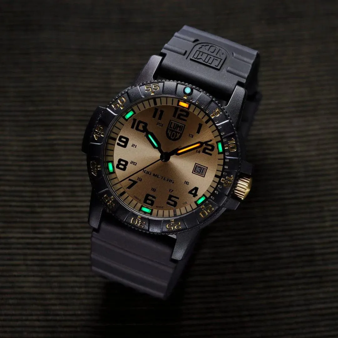 Luminox Leatherback Sea Turtle Giant Outdoor Watch - Gold/Black