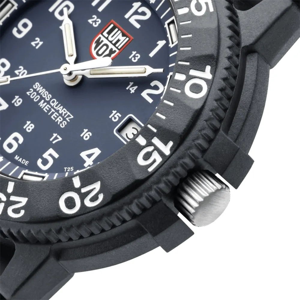 Luminox Mens Navy Seal Foundation Limited Edition Blue Dial Quartz Watch - XS.3002.NSF