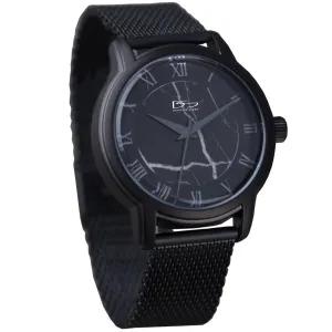 Marble Mesh Jet Black Watch