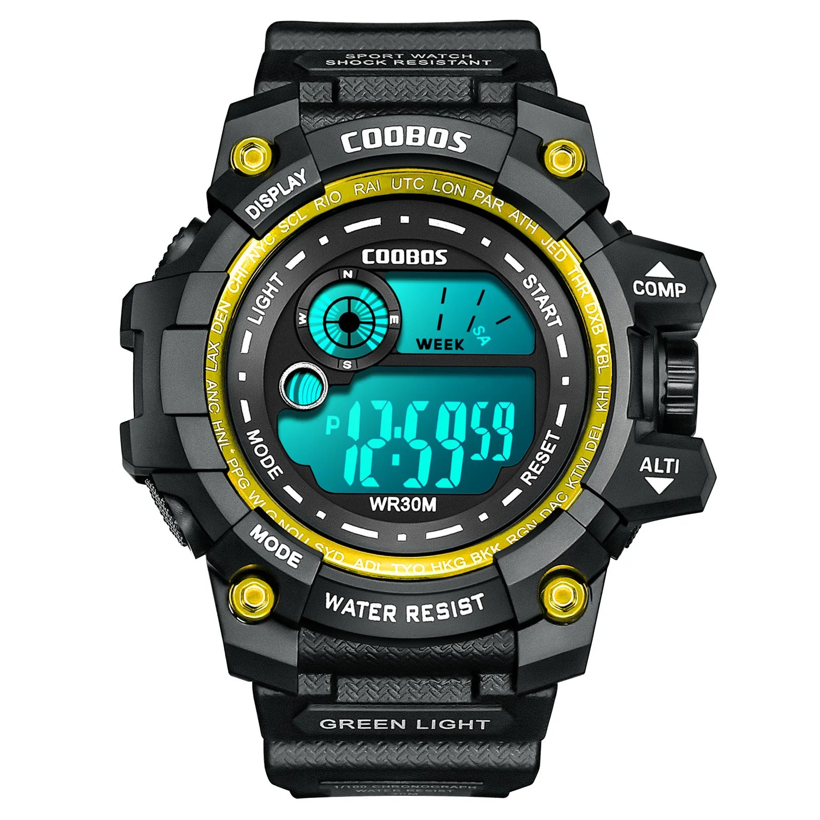 Men LED Digital Watches Luminous Fashion Sport Waterproof Watches For Man Date Army Military Clock Relogio Masculino