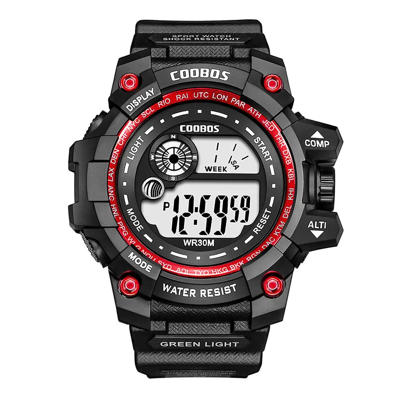 Men LED Digital Watches Luminous Fashion Sport Waterproof Watches For Man Date Army Military Clock Relogio Masculino