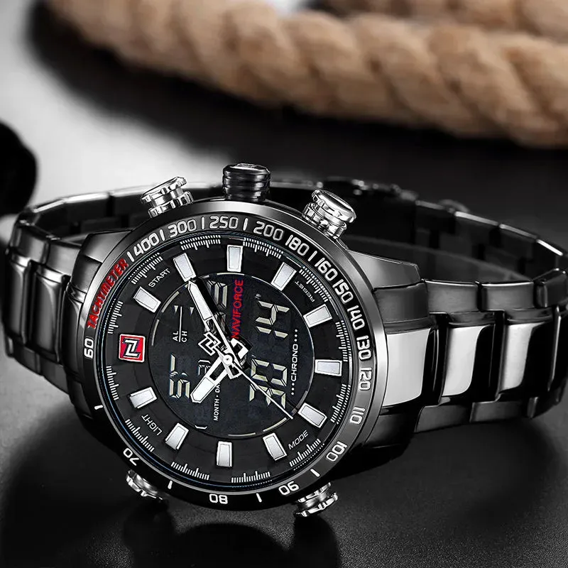 Men Watches Business Luminous Chronograph Waterproof Male Wristwatches