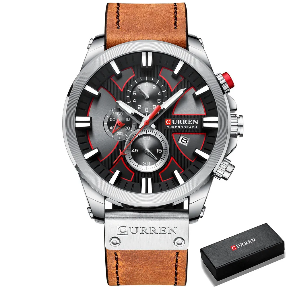 Men Watches Fashion Quartz Wrist Watches Men's Military Waterproof Sports Watch