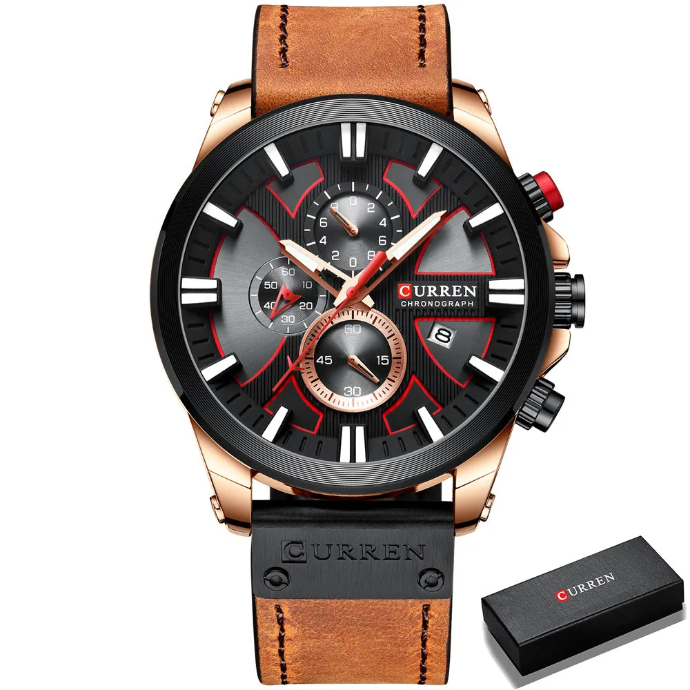 Men Watches Fashion Quartz Wrist Watches Men's Military Waterproof Sports Watch