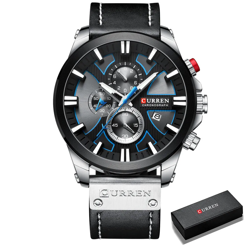 Men Watches Fashion Quartz Wrist Watches Men's Military Waterproof Sports Watch