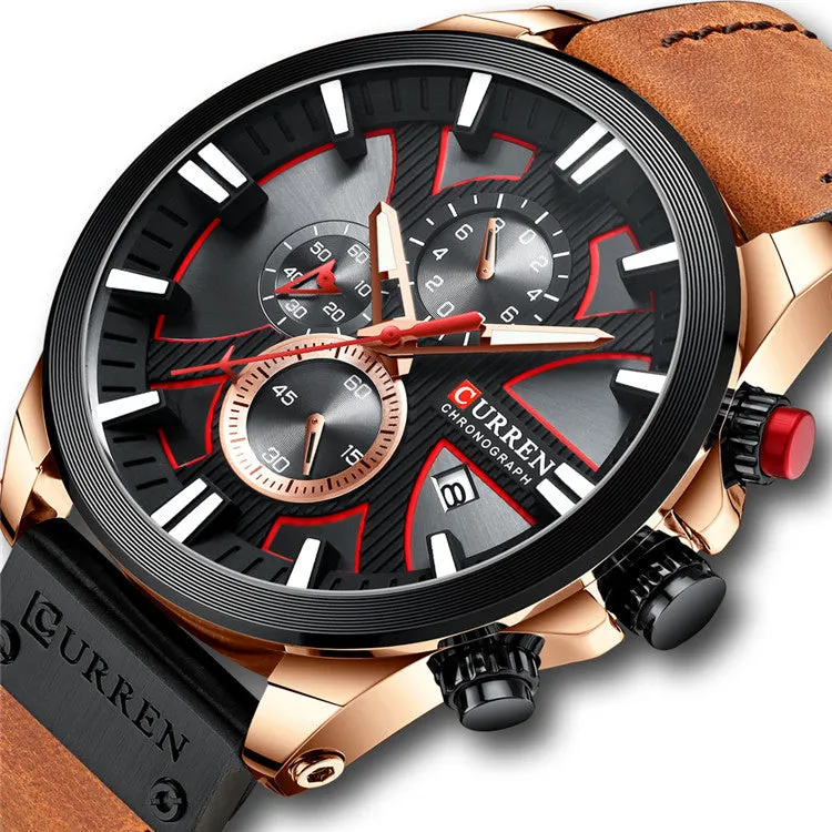Men Watches Fashion Quartz Wrist Watches Men's Military Waterproof Sports Watch