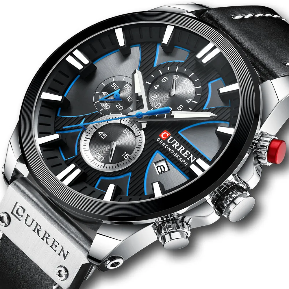 Men Watches Fashion Quartz Wrist Watches Men's Military Waterproof Sports Watch
