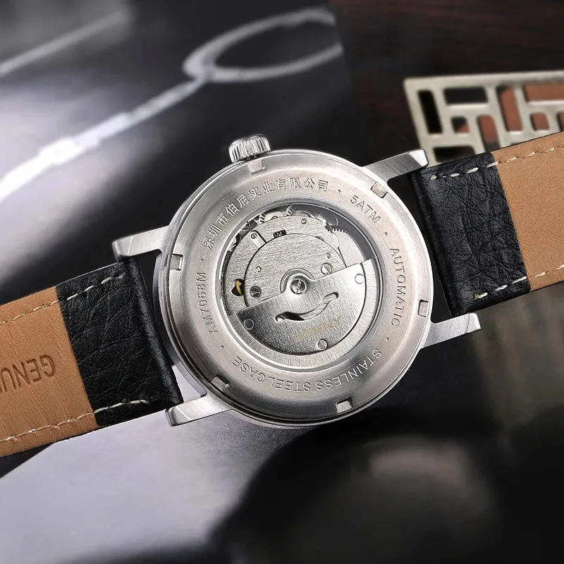 Mens 5ATM Waterproof Mechanical Luxury Watches