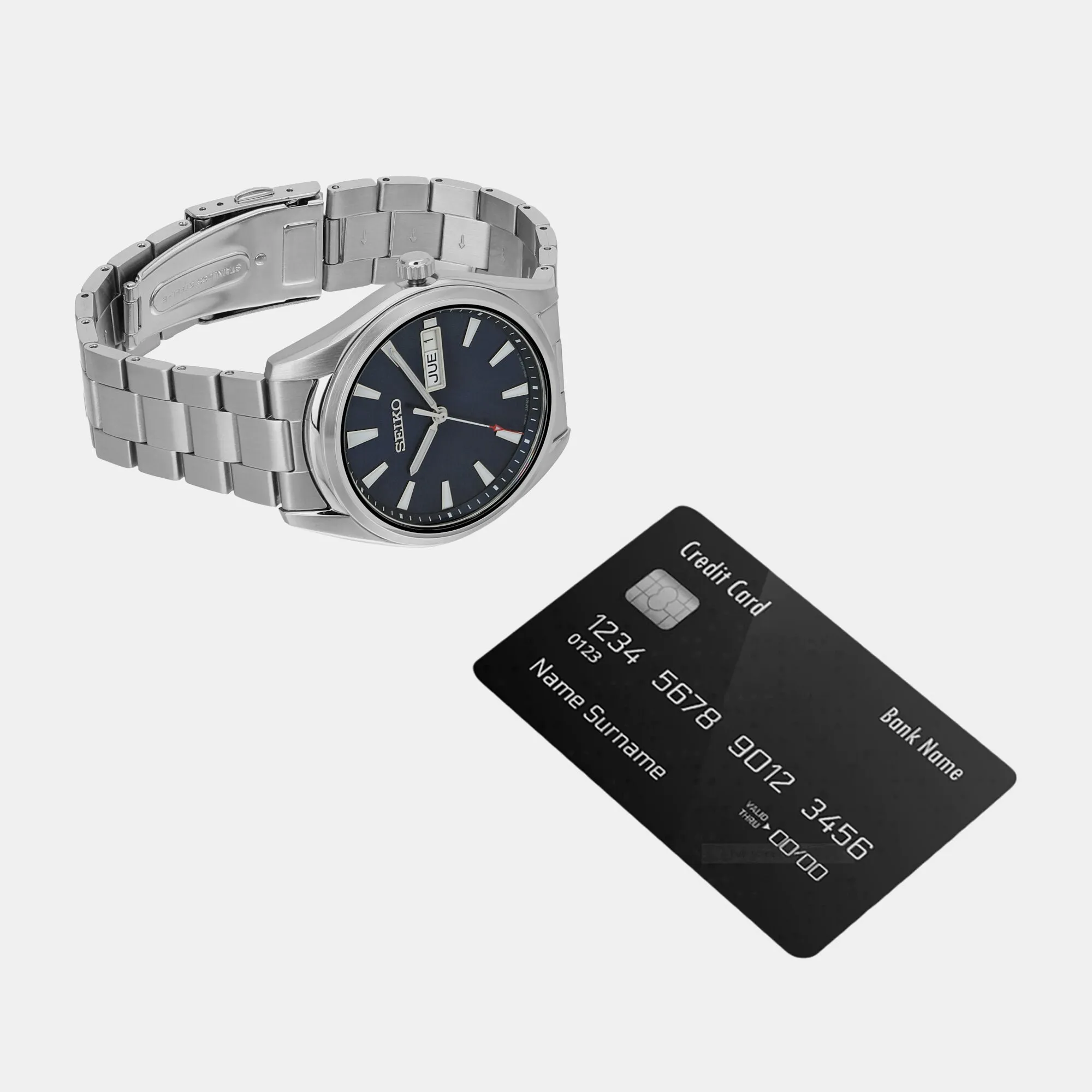 Men's Blue Analog Stainless steel Watch SUR341P1