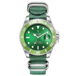 Mens Luxury Date Function Automatic Watch(Nylon Strap)