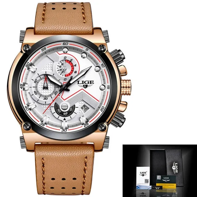Mens Luxury Waterproof Sport watch