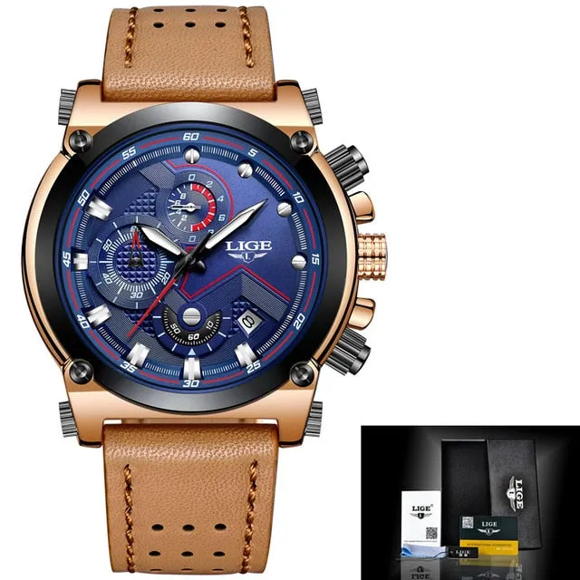 Mens Luxury Waterproof Sport watch