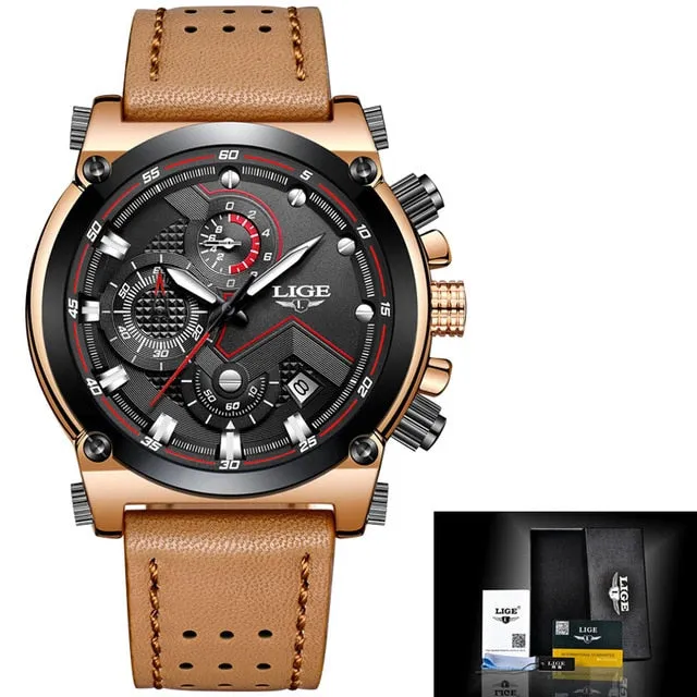 Mens Luxury Waterproof Sport watch