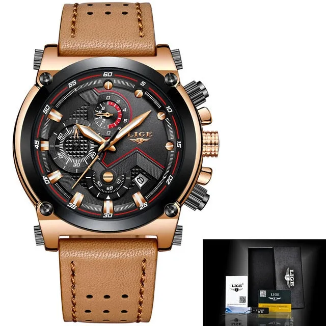 Mens Luxury Waterproof Sport watch