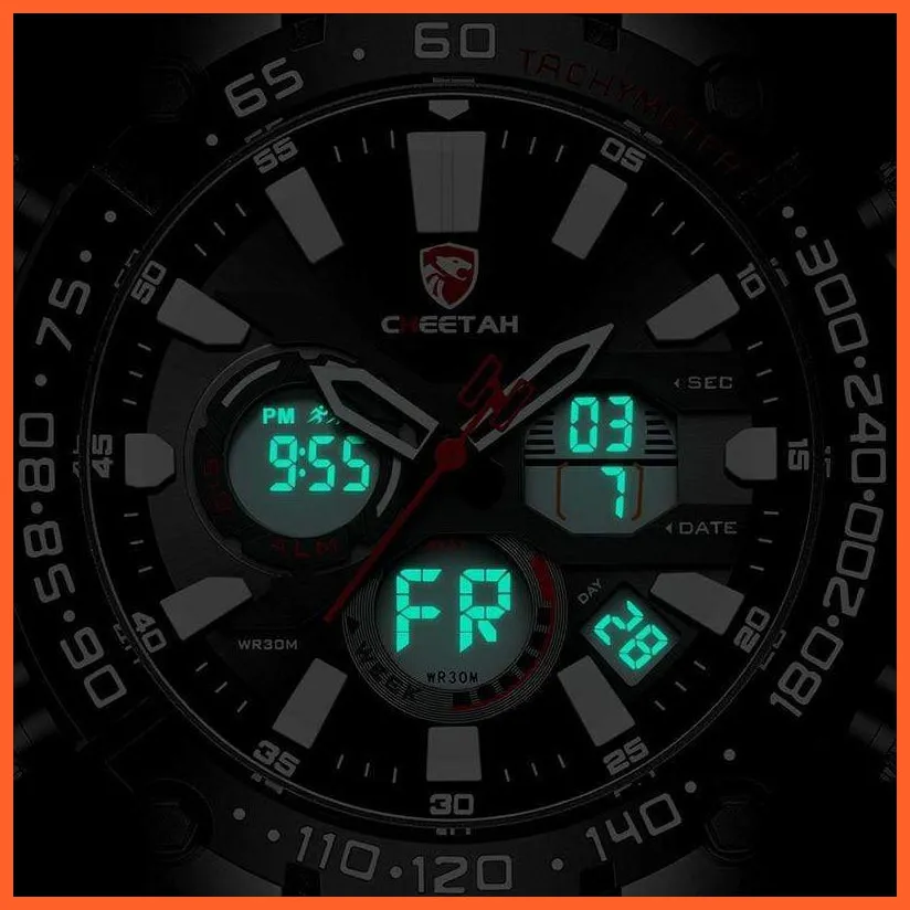 Mens Watches Top Luxury Brand Fashion Sport Watch | Chronograph Waterproof Quartz Silicone Wristwatch