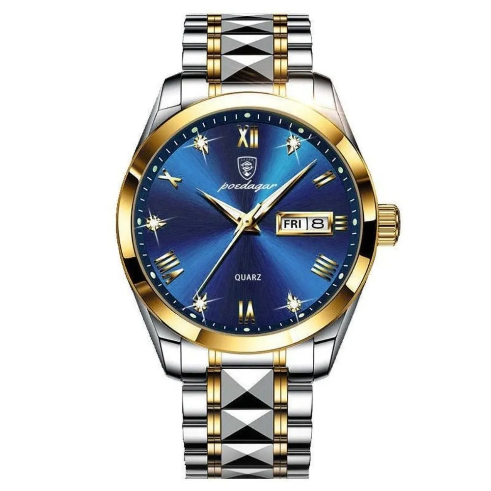 Men's Waterproof Luminous Dial Watch