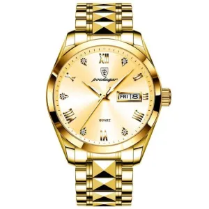 Men's Waterproof Luminous Dial Watch