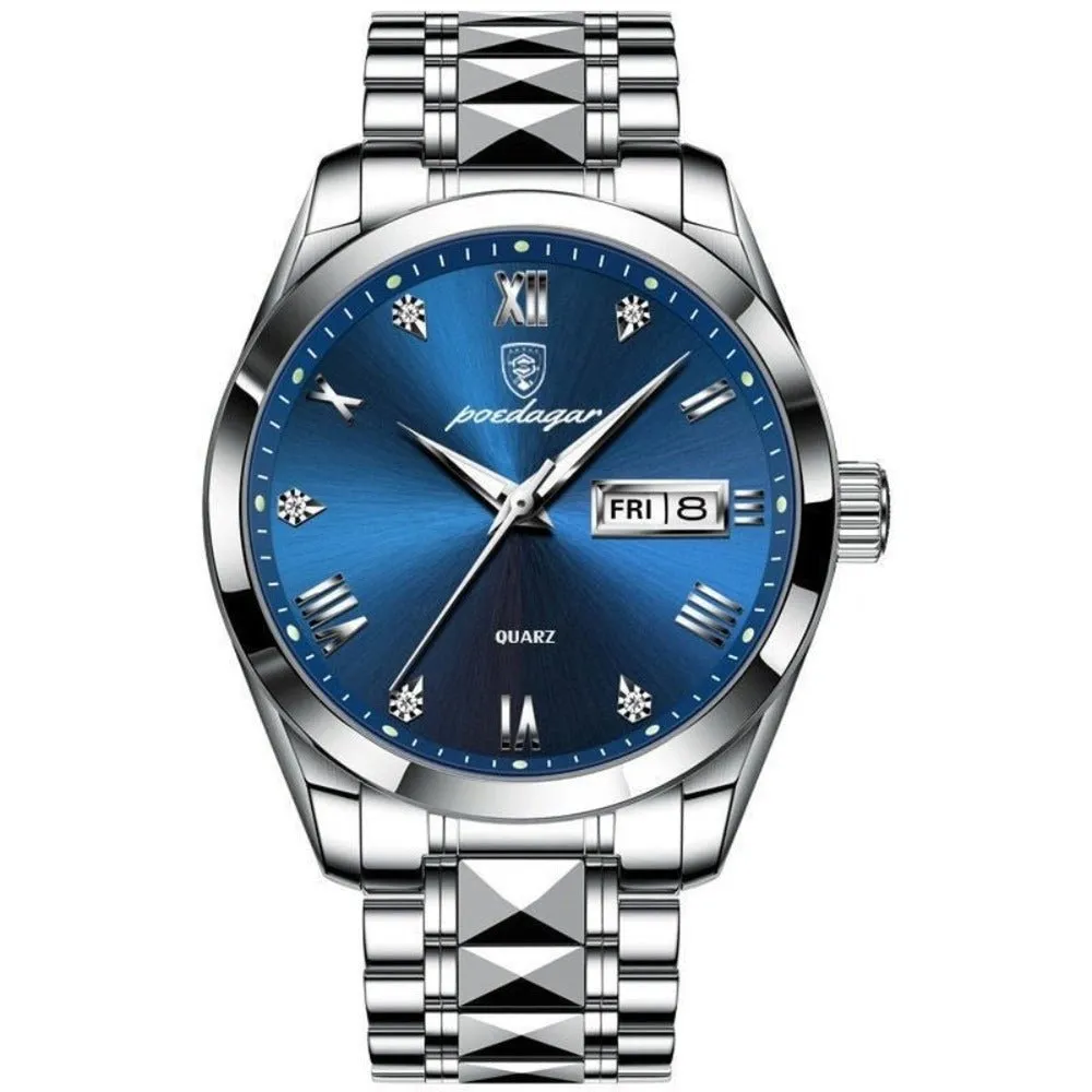 Men's Waterproof Luminous Dial Watch