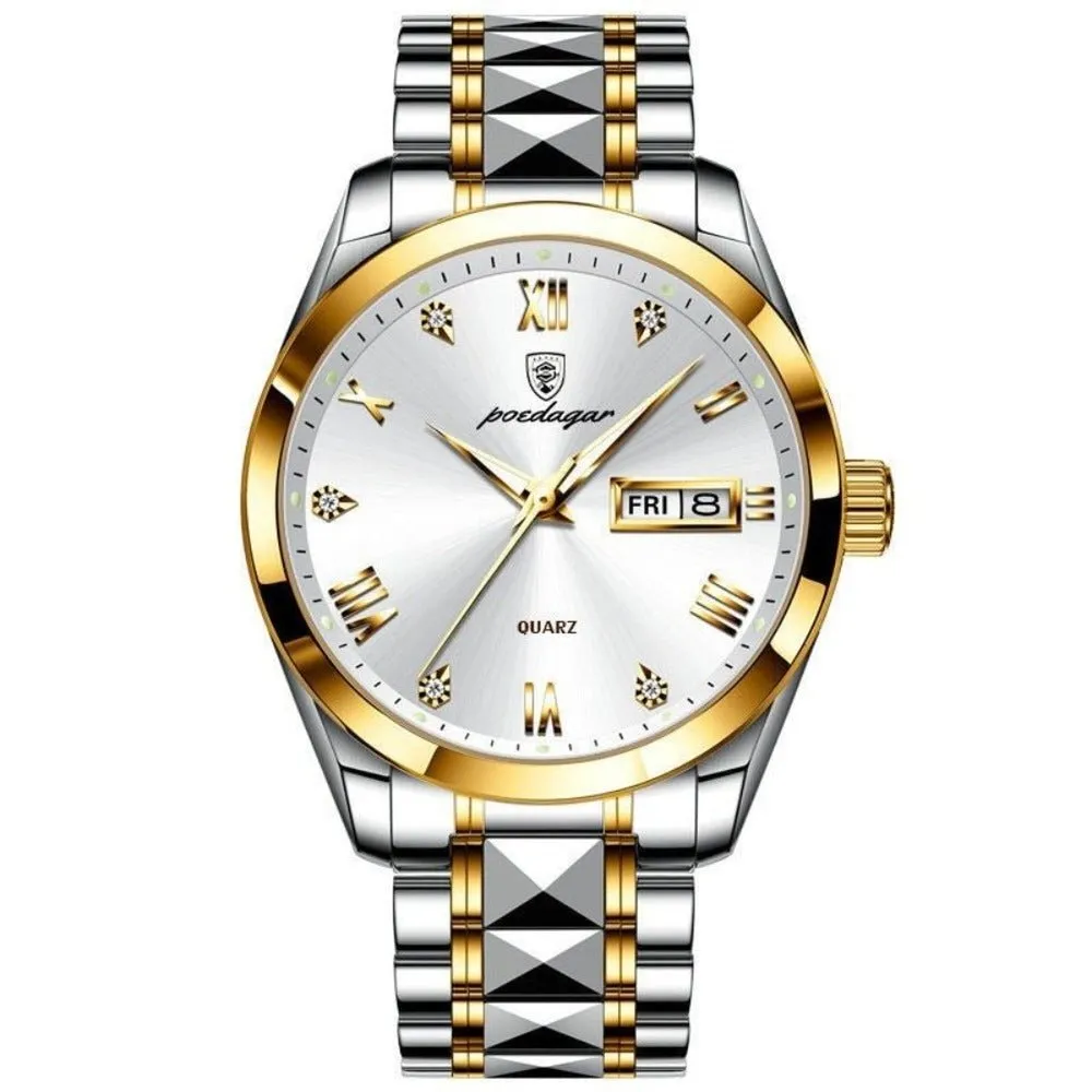 Men's Waterproof Luminous Dial Watch