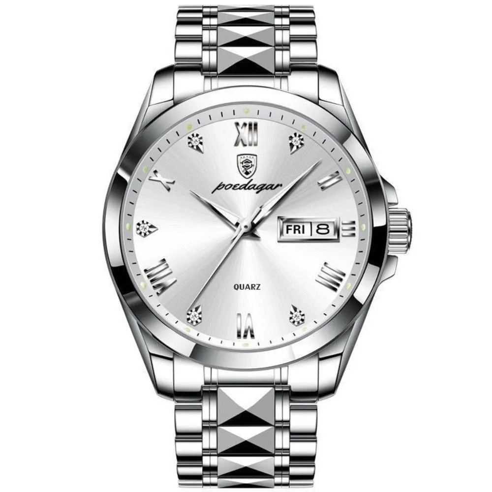Men's Waterproof Luminous Dial Watch