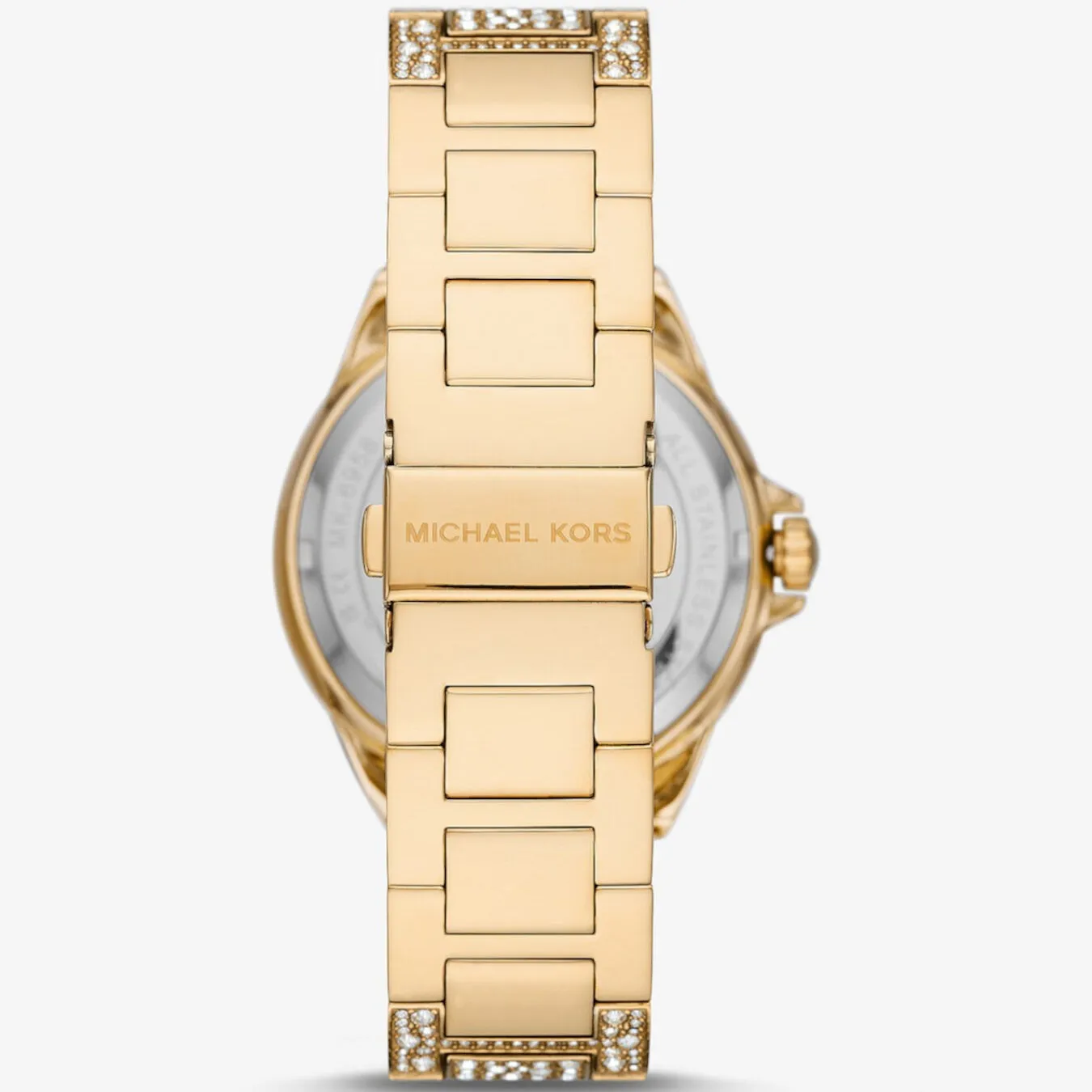 Michael Kors Oversized Camille Pavé Gold-Tone wristwatch, golden