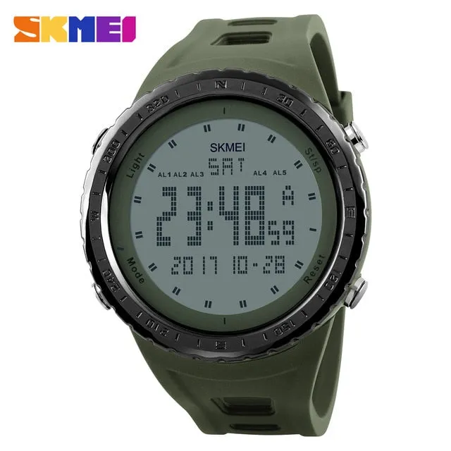 Military Watches Men Fashion Sport Watch SKMEI Brand LED Digital 50M Waterproof Swim Dress Sports Outdoor Wristwatch 1246