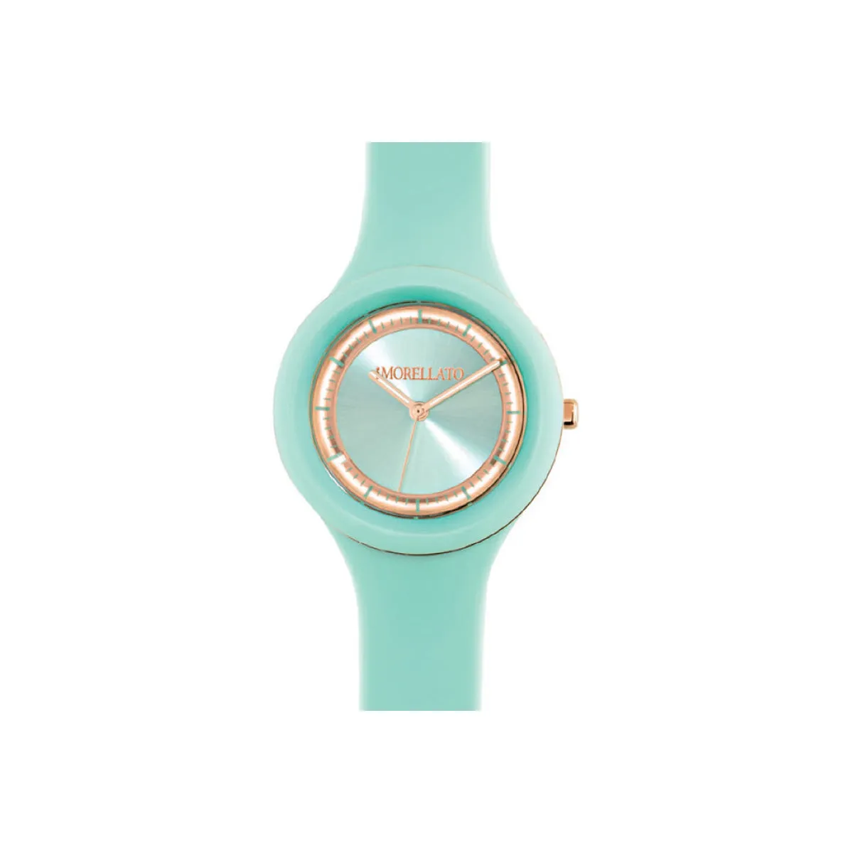 Mint Green & Rose Gold Colours Waterproof Watch