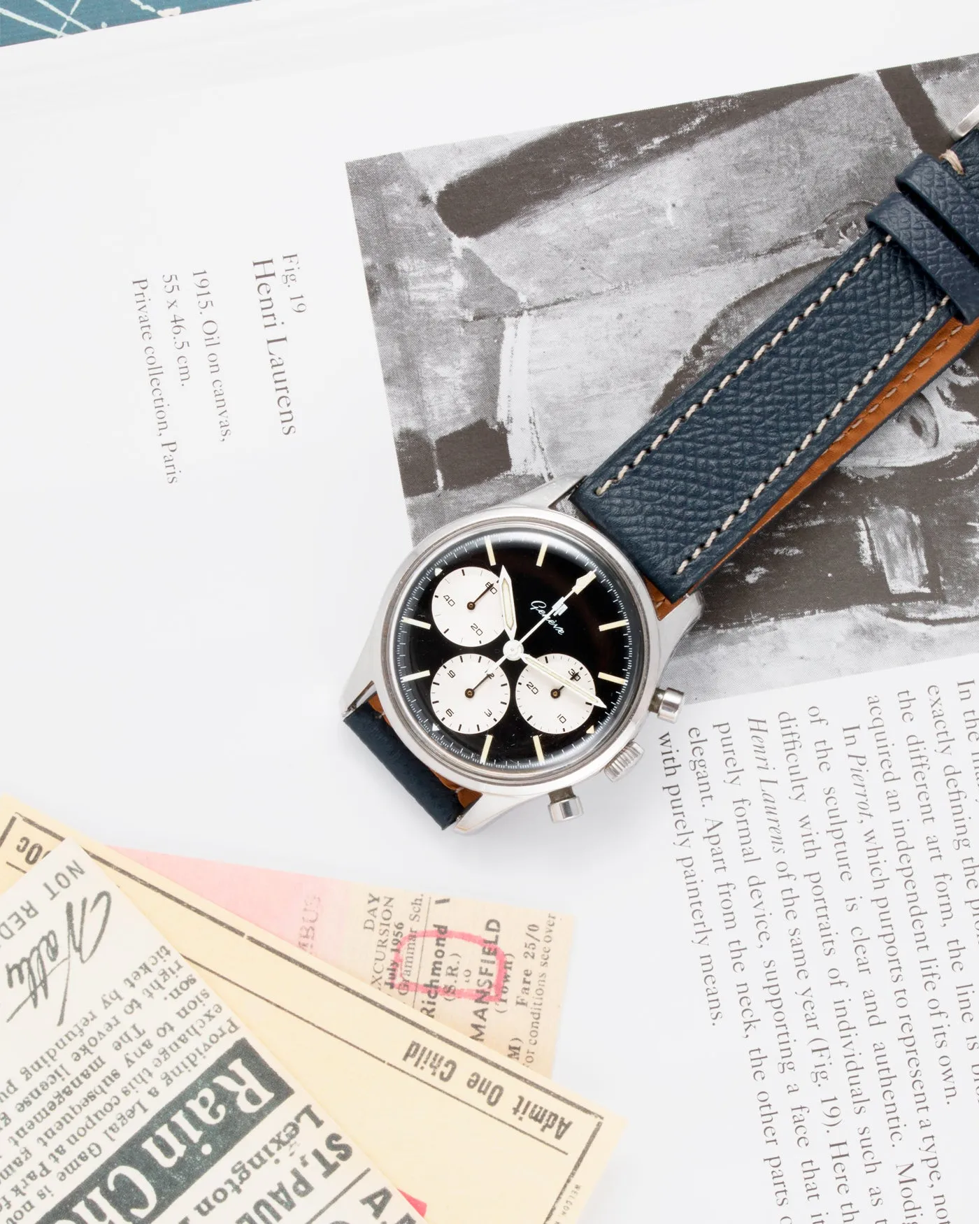 Molequin Navy Blue Grained Calf