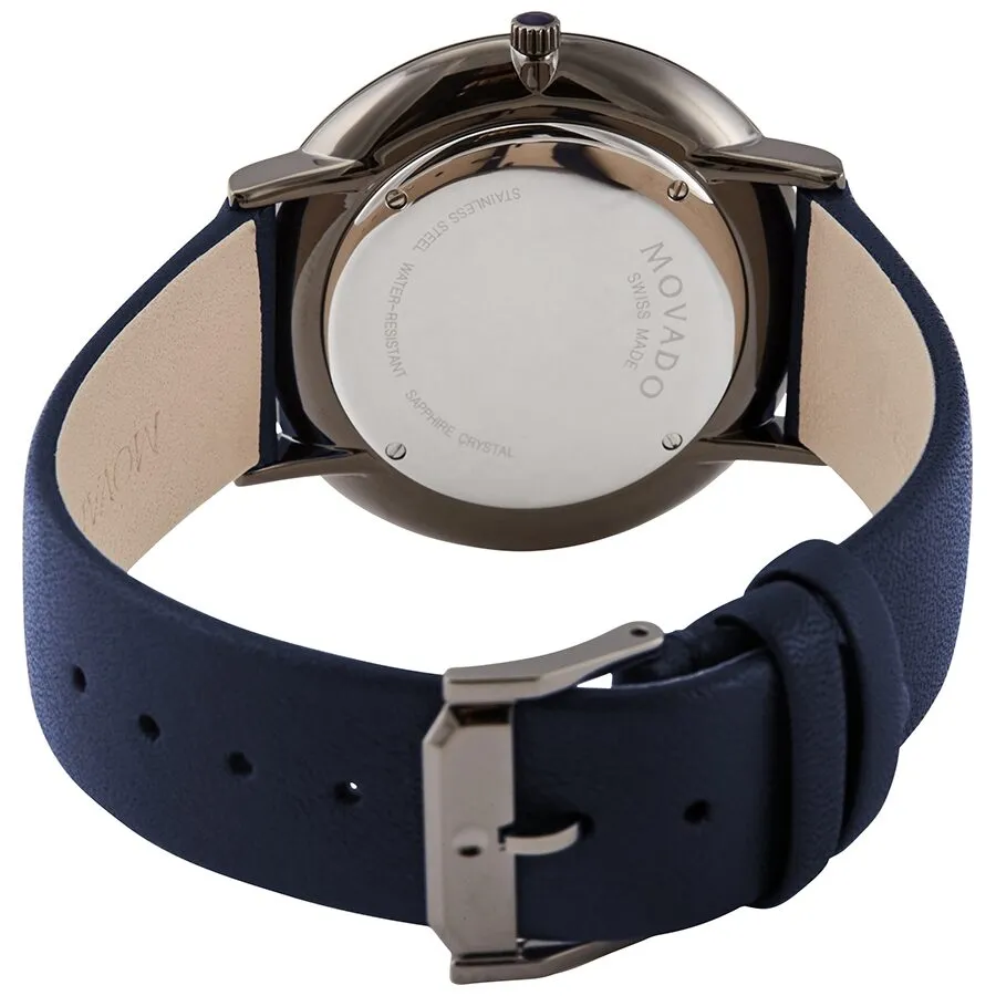 Movado Modern 47 Quartz Navy Blue Dial Men's Watch 0607392