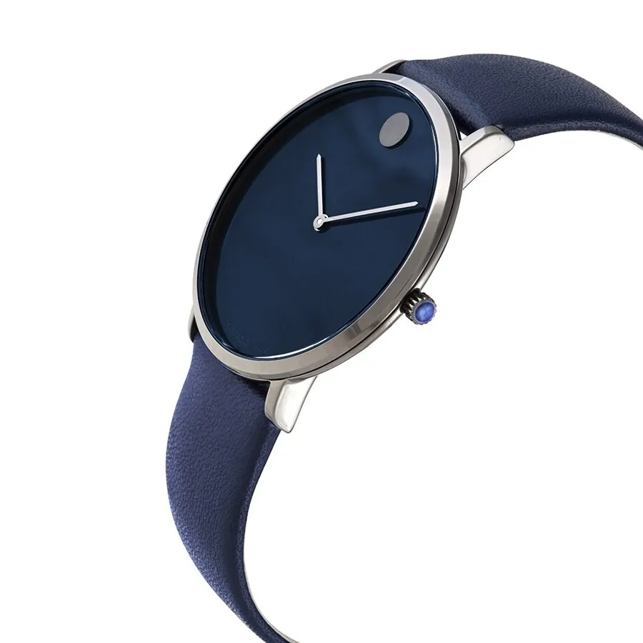 Movado Modern 47 Quartz Navy Blue Dial Men's Watch 0607392