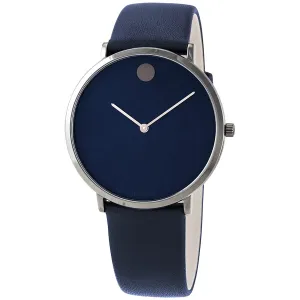 Movado Modern 47 Quartz Navy Blue Dial Men's Watch 0607392