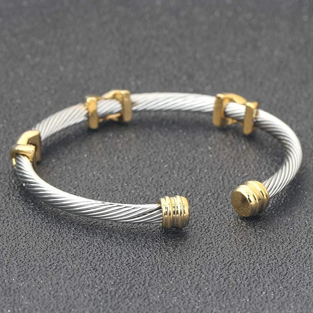 Multifunctional Twisted Cable Bracelets - Trendy Women's Fashion Jewelry