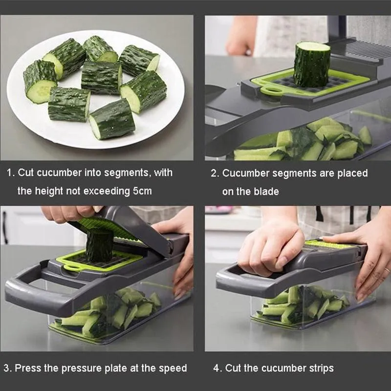 Multifunctional Vegetable and Fruit Slicer