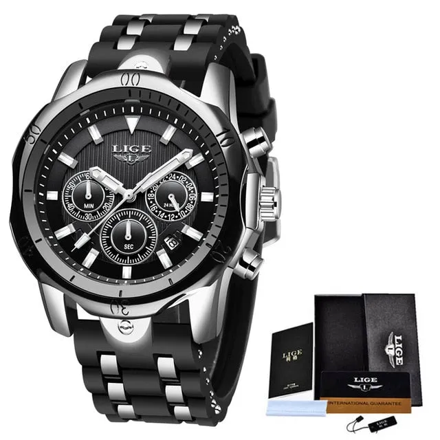 New Fashion Men Top Brand Waterproof Quart Wrist-Watch
