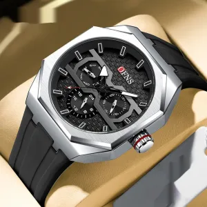 OFNS Three Eyes And Six Needles Fashion Waterproof Quartz Watch For Men 8023
