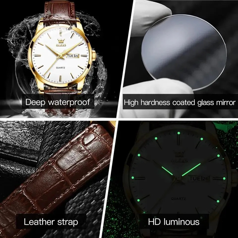 OLEVS 6898 Quartz Waterproof Watches For Men S7831648