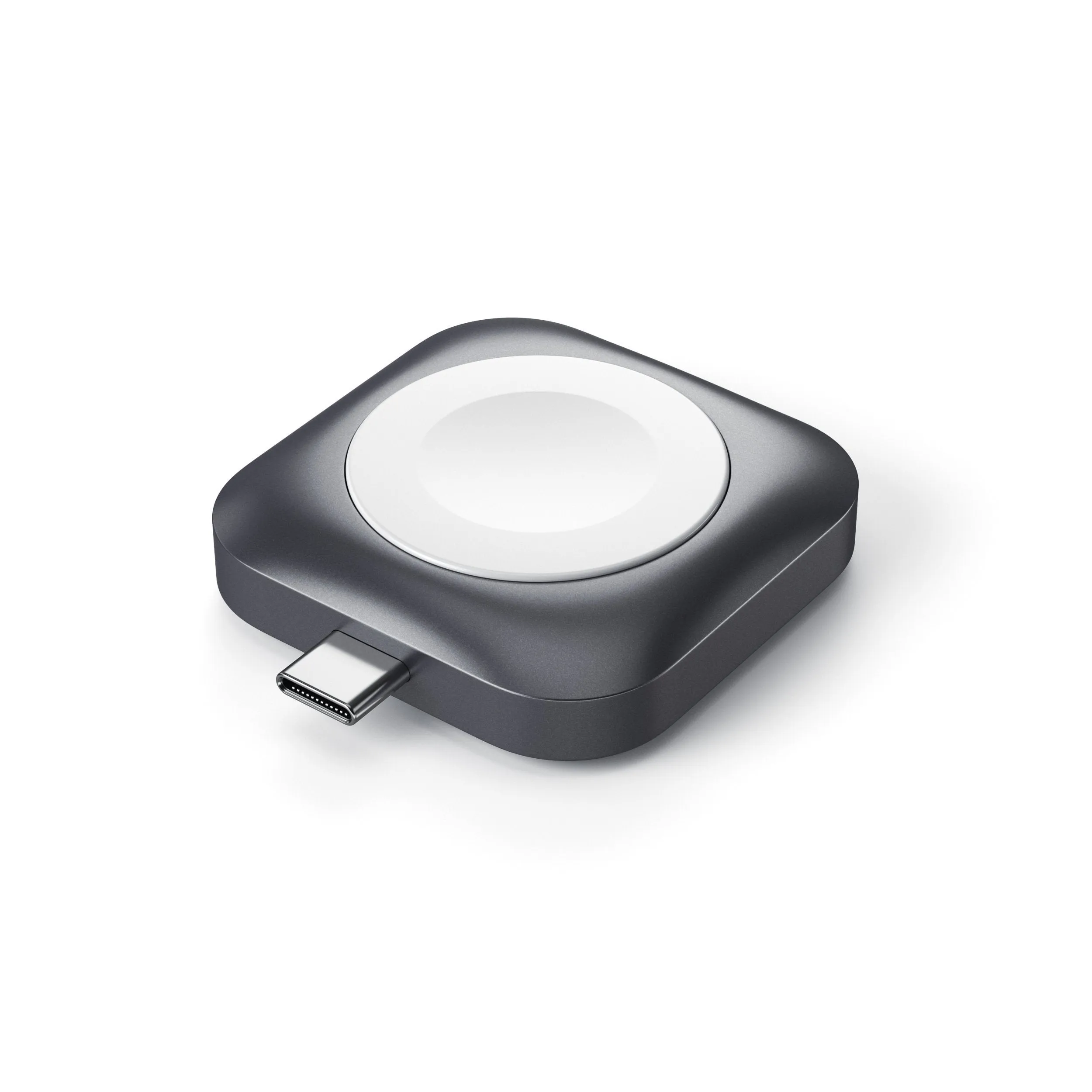 [OPEN BOX] SATECHI USB-C Magnetic Charging Dock for Apple Watch - White/Gray