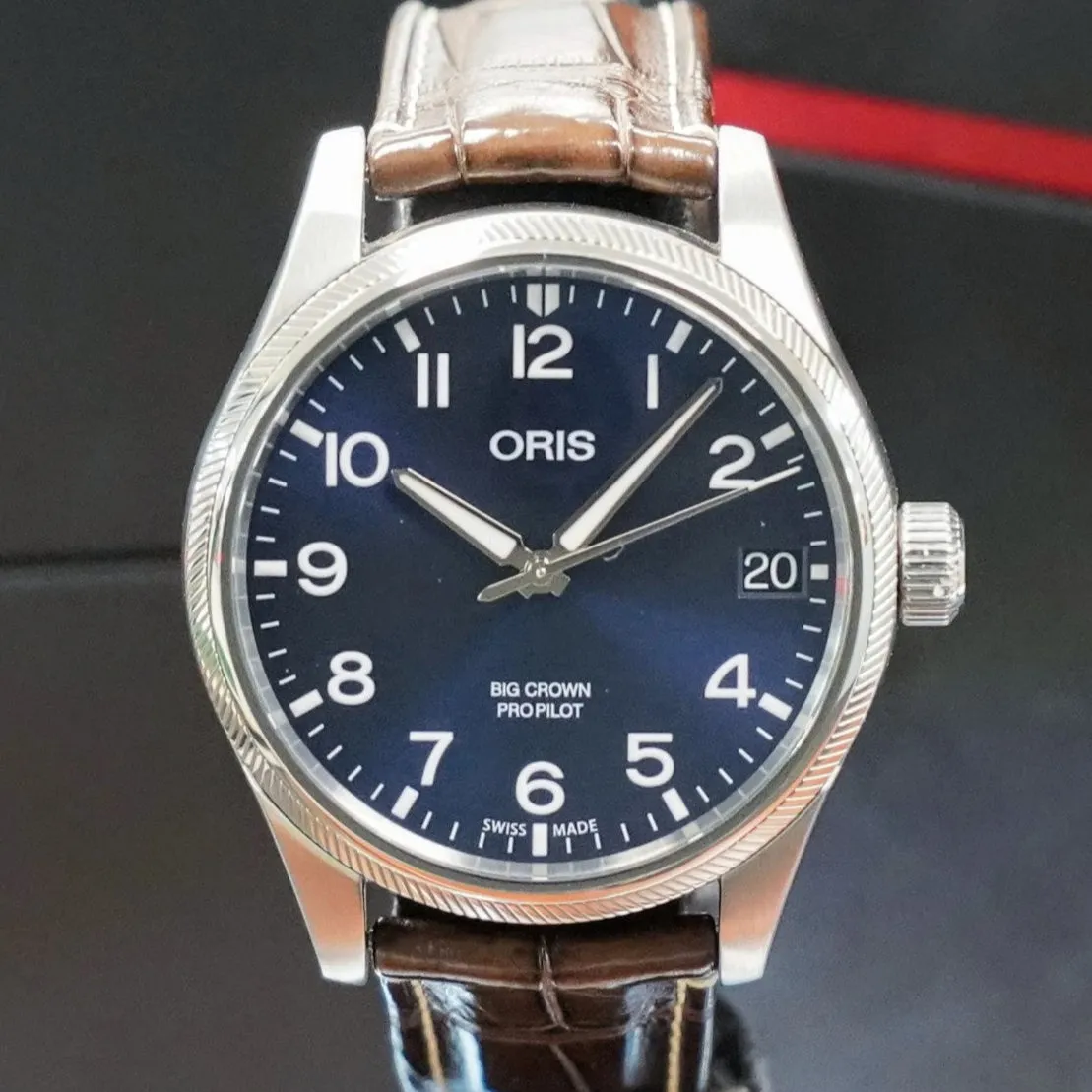 ORIS Big Crown ProPilot Big Date Watch Blue Dial 41mm Automatic Wristwatch - Double Box & Papers