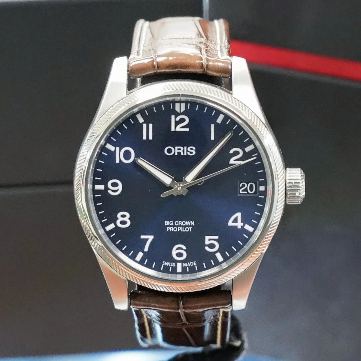 ORIS Big Crown ProPilot Big Date Watch Blue Dial 41mm Automatic Wristwatch - Double Box & Papers