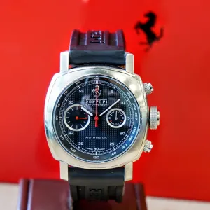 PANERAI Ferrari Grandturismo Chronograph Watch FER004 45mm Automatic Wristwatch - ALL Original Box & Papers