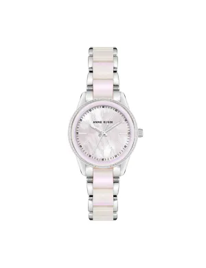 Pearlescent Resin Link Bracelet Watch