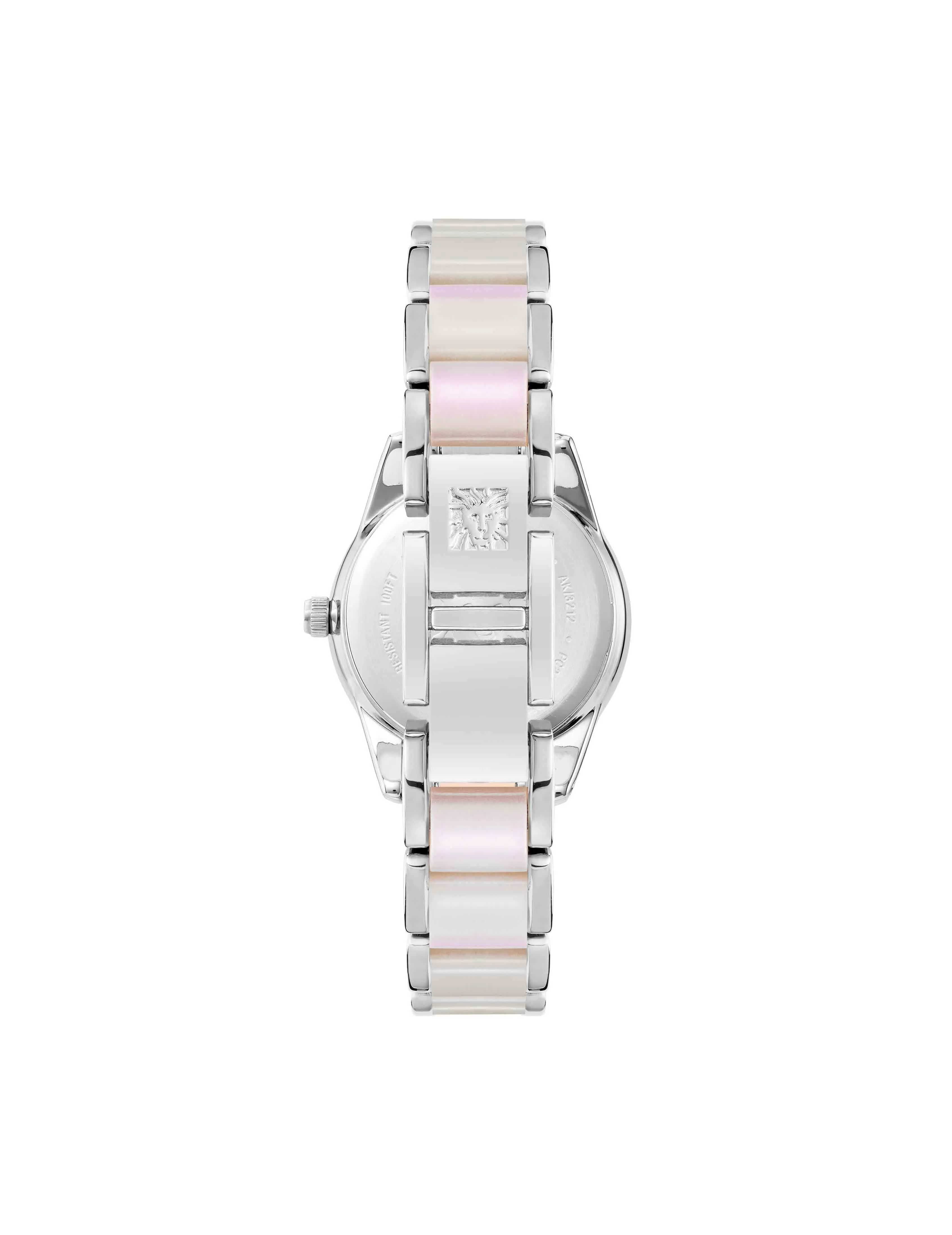 Pearlescent Resin Link Bracelet Watch