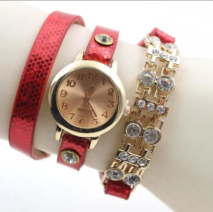 Personality Crystal Patchwork Watch