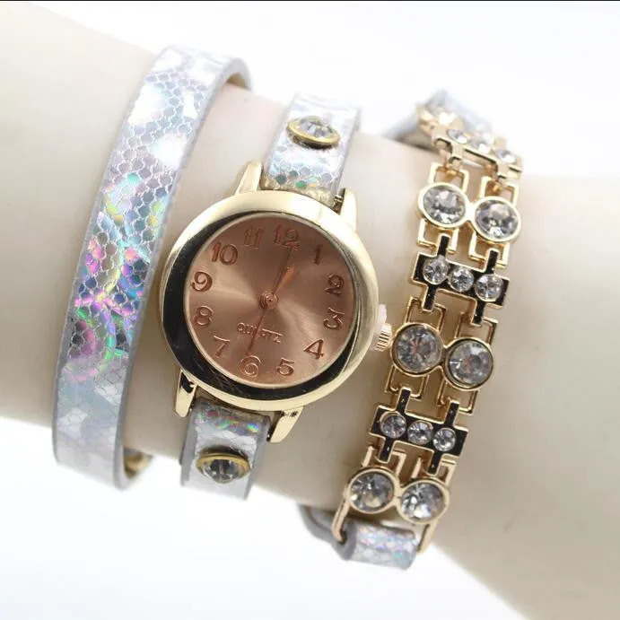 Personality Crystal Patchwork Watch