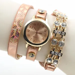 Personality Crystal Patchwork Watch